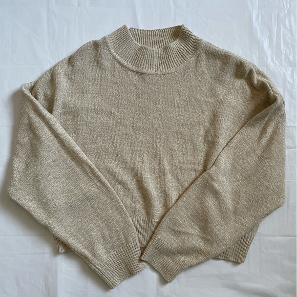 ๐ Divided  by H&M Beige Knit Women's Sweater - Size Medium ๐ - Picture 5 of 10
